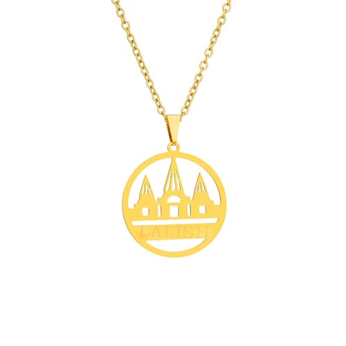 GMBYLBY Vintage Ethnische Yazdi Lalish Tempel Anhänger Halskette Unisex Chain Schmuck Charme Heckkettenverzierung Für Partys Jubiläumsgeschenk GMBYLBY Vintage Ethnische Yazdi Lalish Tempel Anhänger Halskette Unisex Chain Schmuck Charme Heckkettenverzierung Für Partys Jubiläumsgeschenk von GMBYLBY