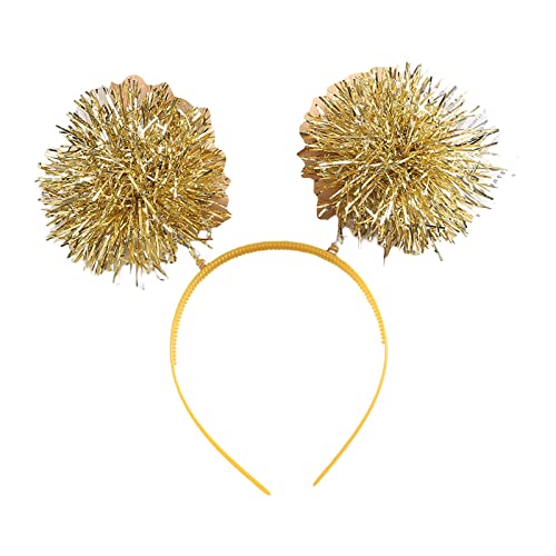 GMBYLBY Weihnachts-Lametta-Haarreifen für Damen, Make-up-Stirnband für Festival-Auftritte, Haar-Accessoires, Weihnachts-Stirnbänder für Frauen, Weihnachts-Stirnbänder für Kinder von GMBYLBY