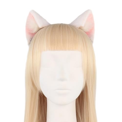 GMBYLBY Wolf Kätzchen Cosplay Kopfbedeckung Party Kätzchen Stirnbänder Tierohren Animation Haarreifen für Live-Show Rollenspiele von GMBYLBY