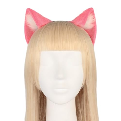 GMBYLBY Wolf Kätzchen Cosplay Kopfbedeckung Party Kätzchen Stirnbänder Tierohren Animation Haarreifen für Live-Show Rollenspiele von GMBYLBY