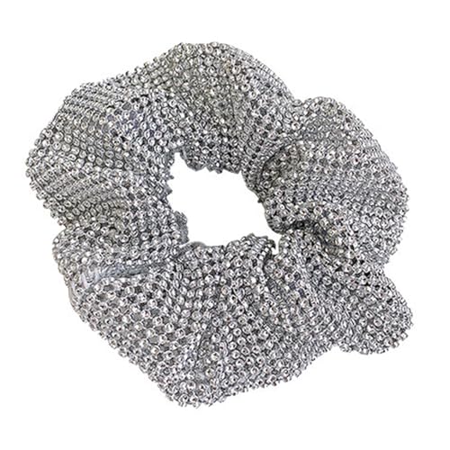 Haargummi mit glitzernden Strasssteinen, stilvoll, bequem, langlebig, für Damen und Mädchen, elegant von GMBYLBY