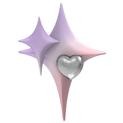 Kalte Windstextur Stereo Überlappende Sterne Lieben Ohrringe Gradientendesign Sinn Für Ohrringe Kühle Ohrschmuck Vierpunkte Stern von GMBYLBY