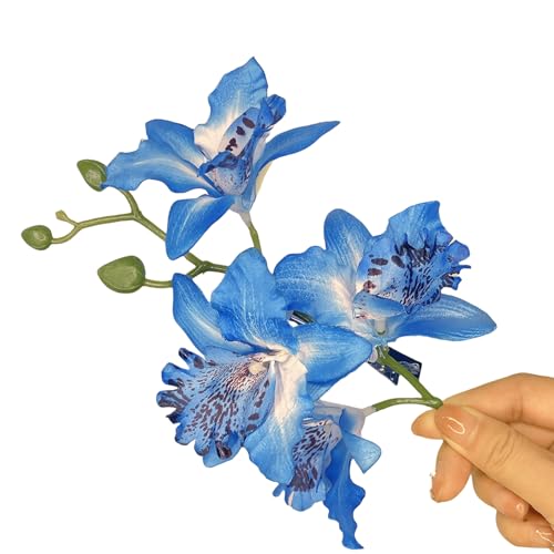 Kinder Haarnadel Haarclip Cymbidium Form Für Strand Bühne Tanzkleidung Künstliche 2000er Mädchen Kopfschmuck Urlaub Urlaub von GMBYLBY
