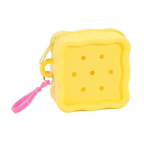 Kinderfreundliche Geldtasche mit Reißverschluss, weiches Silikon, Kleingeld für Münzkarten, Schlüsselanhänger, den täglichen Gebrauch, Gelb Y, M, Klassisch Kinderfreundliche Geldtasche mit Reißverschluss, weiches Silikon, Kleingeld für Münzkarten, Schlüsselanhänger, den täglichen Gebrauch, Gelb Y, M, Klassisch von GMBYLBY