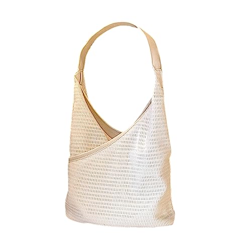 Koreanische Stil Lady Geldbeutel Feste Farbe Mode Tragen Tasche Unterarm Umhängetaschen Achselhändler Handtasche Mesh Tote Taschen Frauenbeutel von GMBYLBY