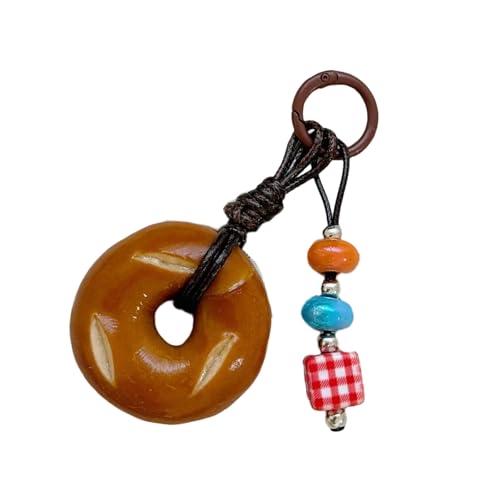 Kreative Schokoladen Brezel Brotschlüsselkette Stilvoller Schlüsselhalter Charme Tragbares Bag Anhänger Accessoires Zum Einfachen Tragen Von Backkulturgeschenk von GMBYLBY