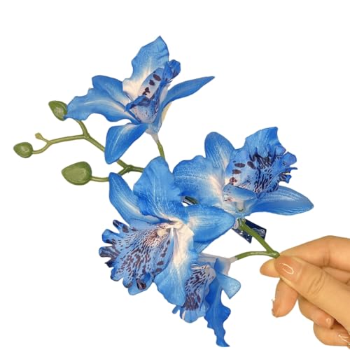 Künstliche süße Haarspange, bunte Blume, Cymbidium, Haarspangen, Haarspangen, Mädchen-Haarnadeln, 2000er-Jahre-Trend Künstliche süße Haarspange, bunte Blume, Cymbidium, Haarspangen, Haarspangen, Mädchen-Haarnadeln, 2000er-Jahre-Trend von GMBYLBY