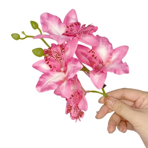 Künstliche süße Haarspange, bunte Blume, Cymbidium, Haarspangen, Haarspangen, Mädchen-Haarnadeln, 2000er-Jahre-Trend Künstliche süße Haarspange, bunte Blume, Cymbidium, Haarspangen, Haarspangen, Mädchen-Haarnadeln, 2000er-Jahre-Trend von GMBYLBY