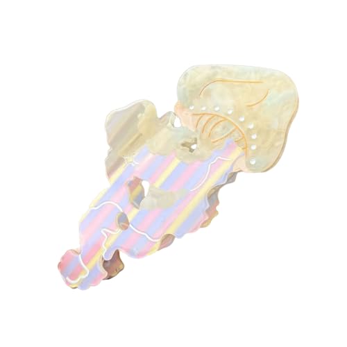 Luxuriöse Quallen-Acetat-Haarspange, einzigartiges Haar-Accessoire, Haarteile, Kopfbedeckung für Schule, Foto-Requisiten und den Alltag von GMBYLBY
