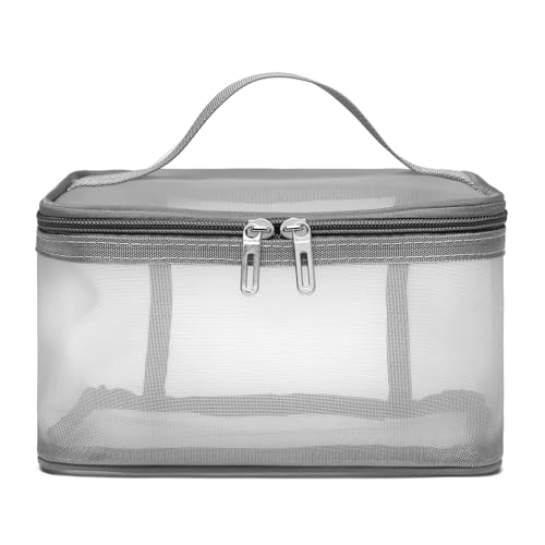 GMBYLBY Make Up Beutel Toilettenkoffer Für Persönliche Pflege Schönheit Mesh Wasserdichte Großer Kapazität Nylon Make Up Organizer Wasserdicht von GMBYLBY