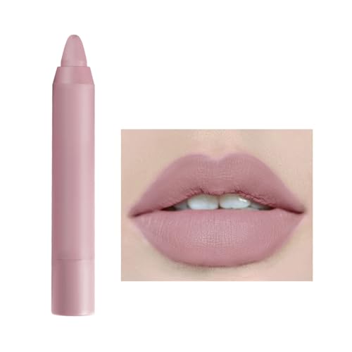 Matter Lippenstift Wasserdichter Lippenfleck Feuchtigkeitsspendender Lipgloss Langlebiger Lippenstift Make Up Zubehör Für Frauen Und Mädchen von GMBYLBY