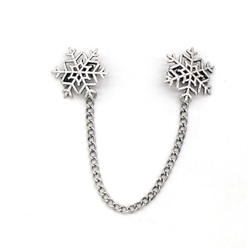 Modische Brosche mit Kette, Metalllegierung, Verschluss für Kleidung, Geschäftstreffen, Schmuck für Mode, M, Metall, Kein Edelstein von GMBYLBY
