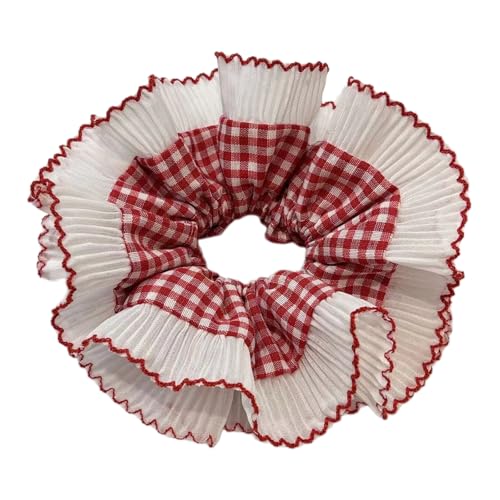 Modische Spitzen-Haargummis für Damen, übergroßer Haargummi, Pferdeschwanz-Halter, doppellagig, elastisches Haarband, alle passenden Kopfbedeckungen Modische Spitzen-Haargummis für Damen, übergroßer Haargummi, Pferdeschwanz-Halter, doppellagig, elastisches Haarband, alle passenden Kopfbedeckungen von GMBYLBY