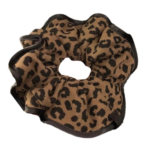 Plaide Muster Haare Knackig Rüschen Haarrunchies Elastische Haarbindung Dicke Hochsteckfrisuren Haarkreise Frauen Haarzubehör von GMBYLBY