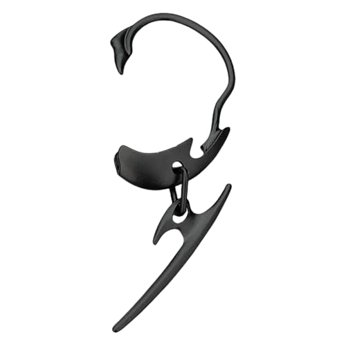 Punk Helixes Tragus Conch Snug Ohrring Legierung Knorpel Gothic Stil Ohrmanschette Verzierung für, M, Metall, Kein Edelstein von GMBYLBY