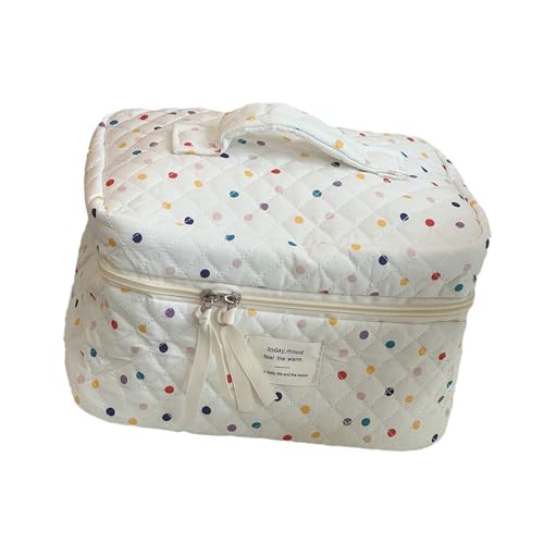 Reise-Kosmetiktasche, großes Fassungsvermögen, Make-up mit Reißverschluss, Regenbogenfarben, Kulturbeutel, Handtasche, Make-up-Zubehör, Organizer, Reise-Kulturbeutel mit Reißverschluss, Make-up-Tasche von GMBYLBY