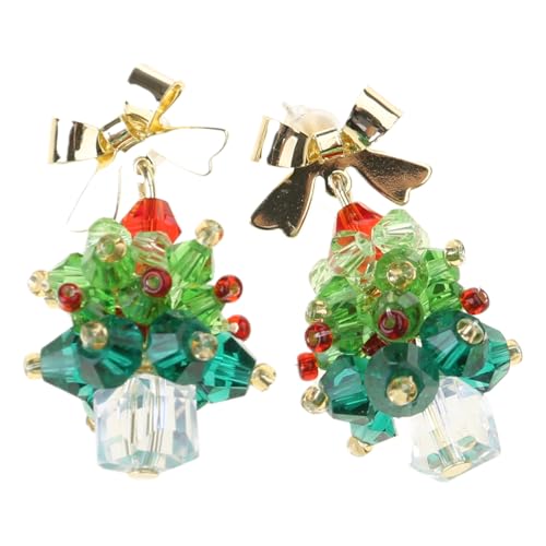 Schimmernde Kristallbaumohrringe Weihnachtsmotivangehörige Ohrohrstecker Für Frauen Elegantes Schmuck Für Neujahrsfeierlichkeiten Mädchen Neujahrsgeschenke von GMBYLBY