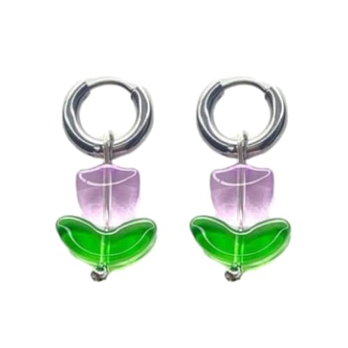 Süße Dangle Ohrringe Mode Glasur Tulpen Anhänger Ohrringe Elegant Blumenstropfen Y2k Stil Frau Schmuck Dangle Schmuck Accessoire Süße Dangle Ohrringe Mode Glasur Tulpen Anhänger Ohrringe Elegant Blumenstropfen Y2k Stil Frau Schmuck Dangle Schmuck Accessoire von GMBYLBY