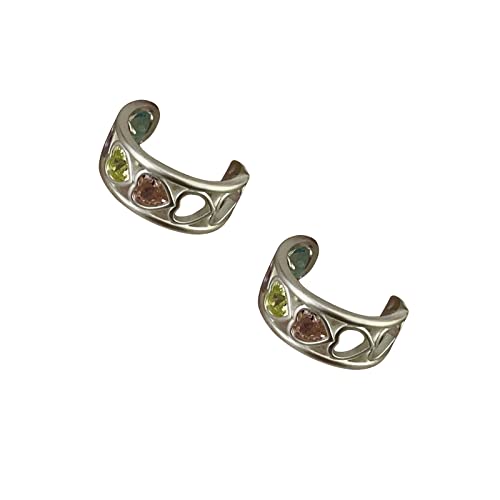 Temperament Textur Sternohrringe Nischendesign Sinn Für Fortgeschrittenes Temperament Modetrend Süß Und Coole Falten Textur Stern Liebe Herz Diamanten von GMBYLBY