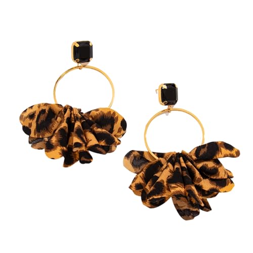 Trendy Leopard Print Stoff Hoop Ohrringe Statement Leopard Stoffheize Ohrringe Für Frauen Die Jedem Outfit Charme Hinzufügen Trendy Leopard Print Stoff Hoop Ohrringe Statement Leopard Stoffheize Ohrringe Für Frauen Die Jedem Outfit Charme Hinzufügen von GMBYLBY