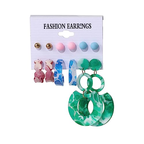 Verspielte Acrylohr Ohrschmuck Dopaminohrringe Statement Ohrringe Übertriebener Drop Set Acrylmaterial Für Mädchen Verspielte Acrylohr Ohrschmuck Dopaminohrringe Statement Ohrringe Übertriebener Drop Set Acrylmaterial Für Mädchen von GMBYLBY