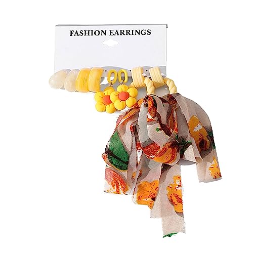 Verspielte Acrylohr Ohrschmuck Dopaminohrringe Statement Ohrringe Übertriebener Drop Set Acrylmaterial Für Mädchen von GMBYLBY