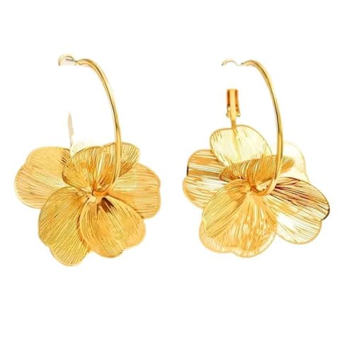 Vintage Geometrische Blütenblätter Blütenstropfen Ohrringe Für Frauen Modes Statement Hängende Ohrringe Juwelierparty Accessoires Elegante Prom Party Ohrzubehör Accessoires von GMBYLBY