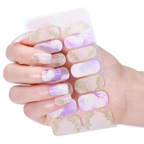 Wasserdichter Nagelaufkleber Schmetterlings Nagellack Aufkleber Selbstklebende Gele Nagelstreifen Mit Nagelfeile Nageldekorationen von GMBYLBY