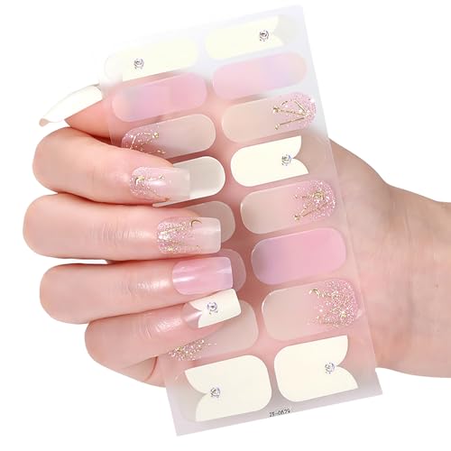 Wasserdichter Nagelaufkleber Schmetterlings Nagellack Aufkleber Selbstklebende Gele Nagelstreifen Mit Nagelfeile Nageldekorationen von GMBYLBY