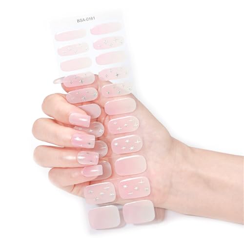 Weihnachtsstile Easy Apply Gel Nails Wraps Vollbezüge Gelnägel Aufkleber Gel Wraps Für Schnelle Home Manicure Nails Kunst von GMBYLBY
