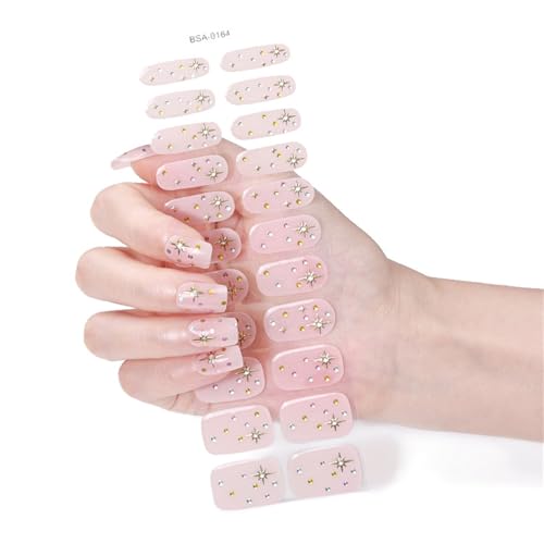 Weihnachtsstile Easy Apply Gel Nails Wraps Vollbezüge Gelnägel Aufkleber Gel Wraps Für Schnelle Home Manicure Nails Kunst von GMBYLBY