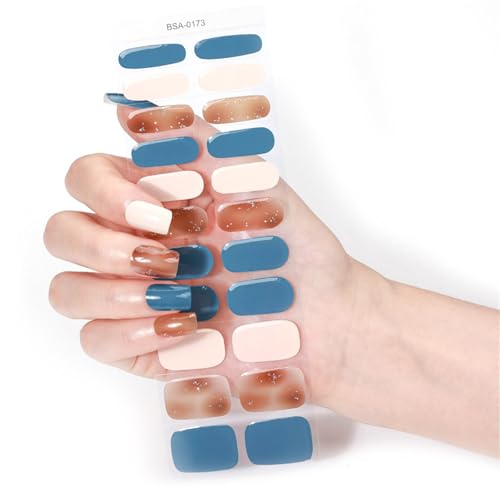 Weihnachtsstile Easy Apply Gel Nails Wraps Vollbezüge Gelnägel Aufkleber Gel Wraps Für Schnelle Home Manicure Nails Kunst von GMBYLBY