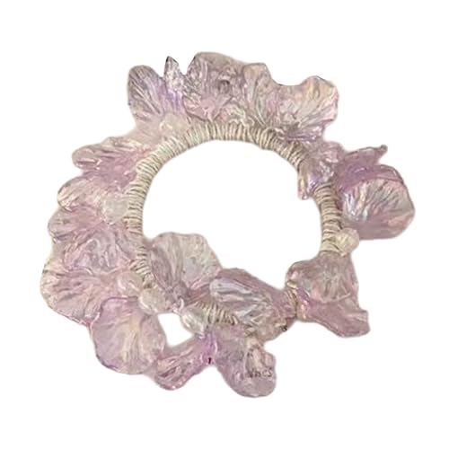 Zartes Haarband mit Muschelperlen und weichem Stoff-Design, Pferdeschwanzhalter für stilvolle Frisuren von GMBYLBY