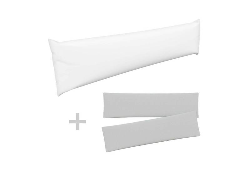 GMD Living Stützkissen SELLIN + JESBERG, Seitenschläferkissen inkl. 2 Bezüge, 1 Füllkissen, Seitenschläferkissen SELLIN + 2 Stück Kissenbezug, Seitenschläfer- und Stillkissen, inkl. 2 passende Kissenbezüge von GMD Living