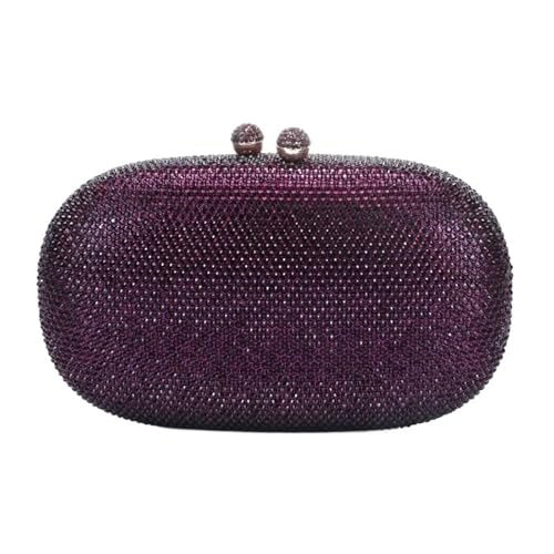 GMGQJST Clutch 28 Farben Damen Orange/Grün Abendtaschen Steine ​​Clutch Bags for Hochzeit Party Braut Strass Geldbörse Dame Handtaschen und Geldbörsen(Lavender) von GMGQJST