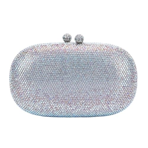 GMGQJST Clutch 28 Farben Damen Orange/Grün Abendtaschen Steine ​​Clutch Bags for Hochzeit Party Braut Strass Geldbörse Dame Handtaschen und Geldbörsen(NUDE) von GMGQJST