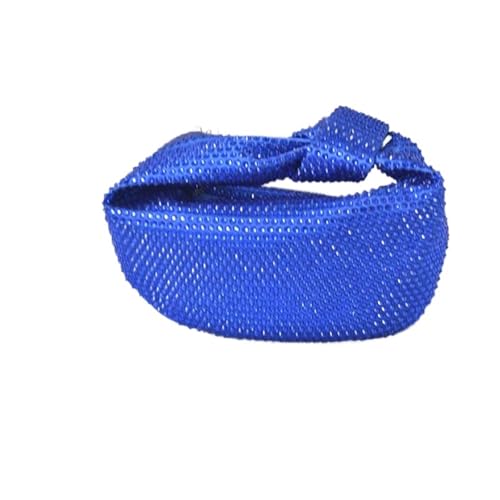 GMGQJST Clutch Bling Knotted Strass Abend Tote Tasche Kristalle Clutch Handtasche for Frauen Party Schulter Handtasche Tasche(Blue) von GMGQJST