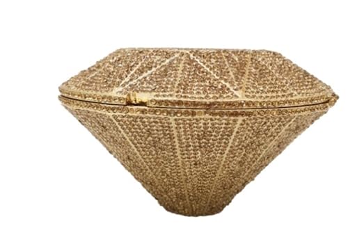 GMGQJST Clutch Diamantring-Form-Tasche Diamanten Clutch Taschen Frauen Prom Abendtaschen Designer Handtaschen Clutch Geldbörse Brieftasche(Blue) von GMGQJST