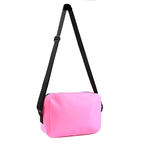 GMGQJST Dry Bag Rucksack Tragbare wasserdichte Schwimmtasche PVC Strandaufbewahrungshandtasche Outdoor River Trekking Bootfahren Tauchen Telefonbeutel Reise Lustiges Paket(Pink) von GMGQJST