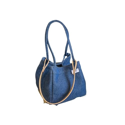GMGQJST Jeans Tasche Damen Jeanstasche for Damen, beliebte und vielseitige Umhängetasche, beliebte tragbare Beuteltasche(Blue) von GMGQJST