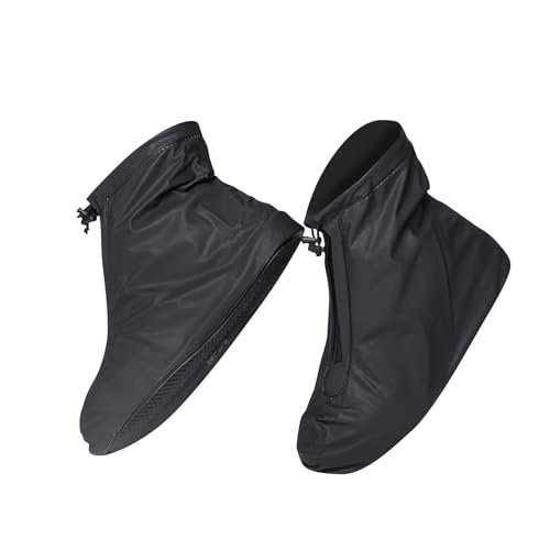GMGQJST SchuhüBerzieher Wasserdicht Regenschuhüberzug Herren und Damen Schuhüberzug Wasserdicht Regenwetter Regenschuhüberzug Rutschfeste Verdickung Verschleißfest(42) von GMGQJST