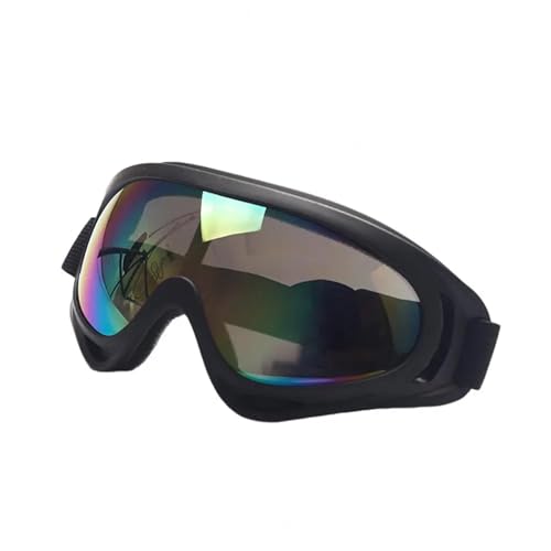 Motocross Brille Anti-fog Ski Goggles Windproof Uv Protection Ski Goggles for Men Women Anti Fog Snowboard Goggles with Adjustable for Cycling(Multicolor) von GMGQJST