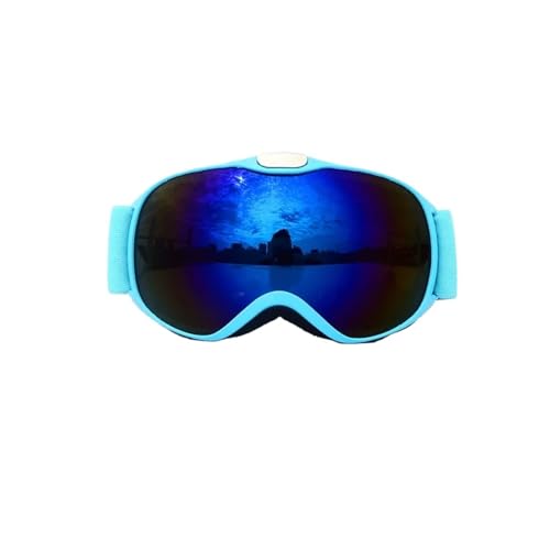 Motocross Brille Children Ski Goggles Anti-fog Double Layer Skiing Glasses Kids Snowboard Winter Outdoor Sports Goggle for Age 4-14(XJ-ET-LA) von GMGQJST