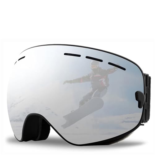 Motocross Brille Double Layers Anti-fog Ski Goggles Snowmobile Ski Mask Skiing Glasses Men Women Snow Googles Snowboard Sunglas(SE10) von GMGQJST