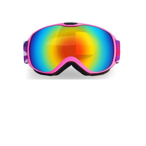 Motocross Brille Kids Ski Goggles for Age 4-14 Anti-fog Double Layer Snow Eyewear Outdoor Sports Winter Snowboard Children Skiing Glasses(Ski Glasses) von GMGQJST