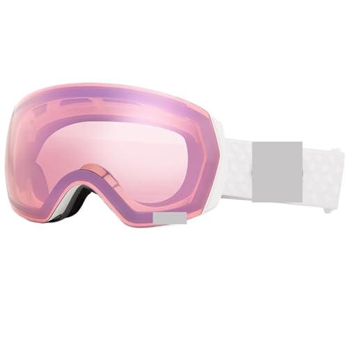 Motocross Brille Ski Goggles Men Women Anti-fog Ski Eyewear Snow Glasses Adult Snowboard Goggle with Night Yellow Lens and Case Set(Sakula goggle only) von GMGQJST