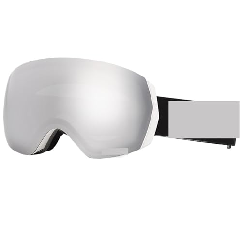 Motocross Brille Ski Goggles Men Women Anti-fog Ski Eyewear Snow Glasses Adult Snowboard Goggle with Night Yellow Lens and Case Set(Wts goggle only) von GMGQJST