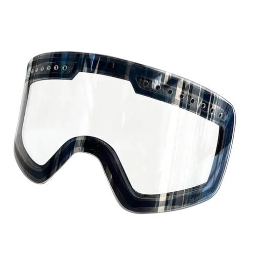 Motocross Brille Ski Goggles with Magnetic Double Layer Polarized Lens Skiing Anti-fog Snowboard Goggles Men Women Ski Glasses Eyewear case(Clear Lens Only) von GMGQJST