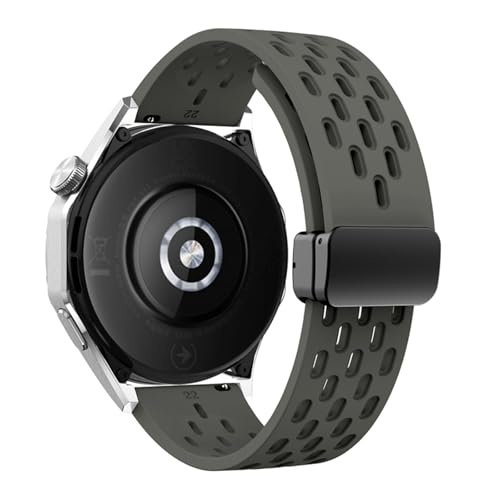 18 20 22mm magnetischer Silikongurt für Uhr GT 5 46mm 41 mm atmungsaktives Sportband für GT5 Pro GT4 GT3 GT2 Correa Watchbands von GMJGCIRVC