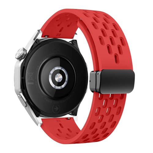 18 20 22mm magnetischer Silikongurt für Uhr GT 5 46mm 41 mm atmungsaktives Sportband für GT5 Pro GT4 GT3 GT2 Correa Watchbands von GMJGCIRVC